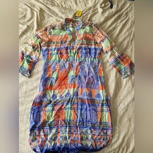 NWT Global Desi Multicolor Patterned Tunic